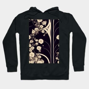 Beautiful White Floral pattern #64 Hoodie